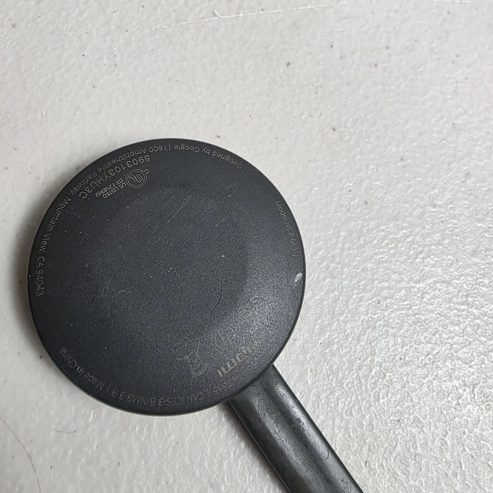 Google Chromecast (2nd Generation) NC2-6A5 Media Streamer Black HD 1080p HDMI